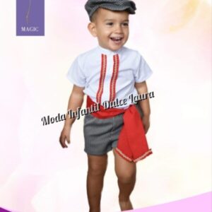 Conjunto flamenco campero magic 8 a 12 años