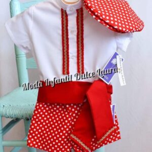 Conjunto flamenco rojo magic 8 a 12 años