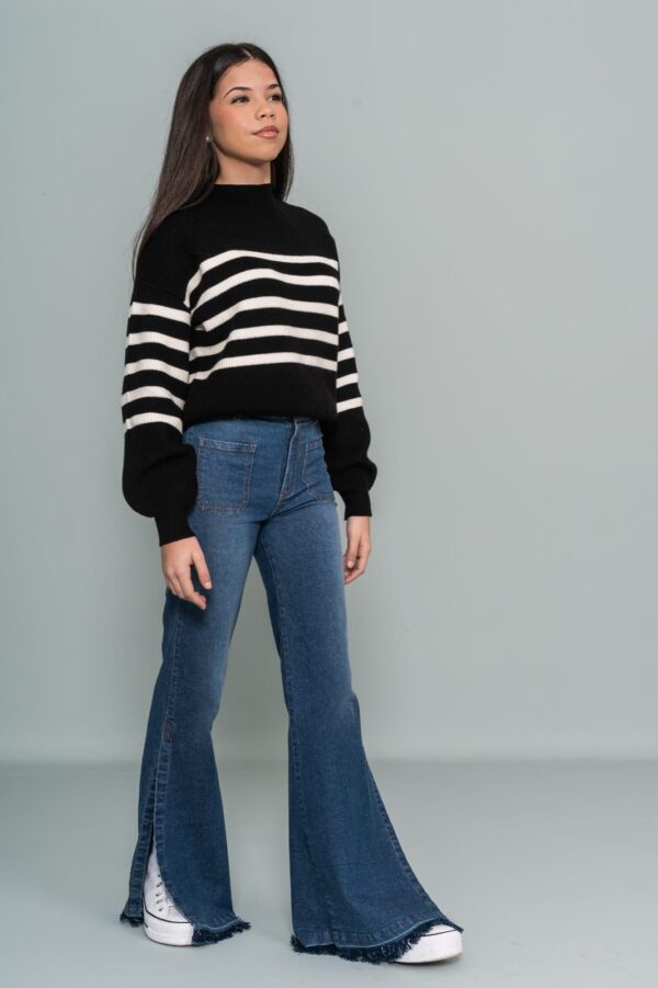 Pantalón vaquero campana niña ELE.O desde 12 hasta 16 años