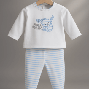 Conjunto algodón polaina osito desde 0 hasta 3 meses