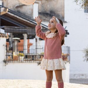 Vestido anemoi rosa desde 6 meses hasta 6 años 21304