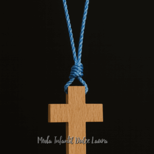 Cruz comunion cinta azul 92226