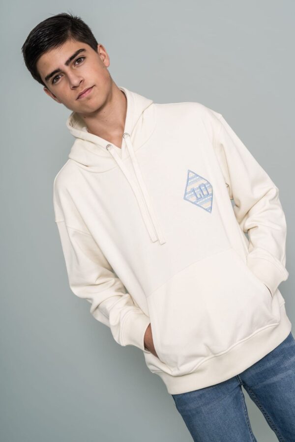 Sudadera beige ELE.O etnica desde 3 años hasta 12 años 222170301 - Imagen 3