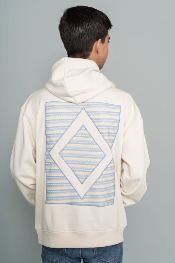 Sudadera beige ELE.O etnica desde 3 años hasta 12 años 222170301 - Imagen 4
