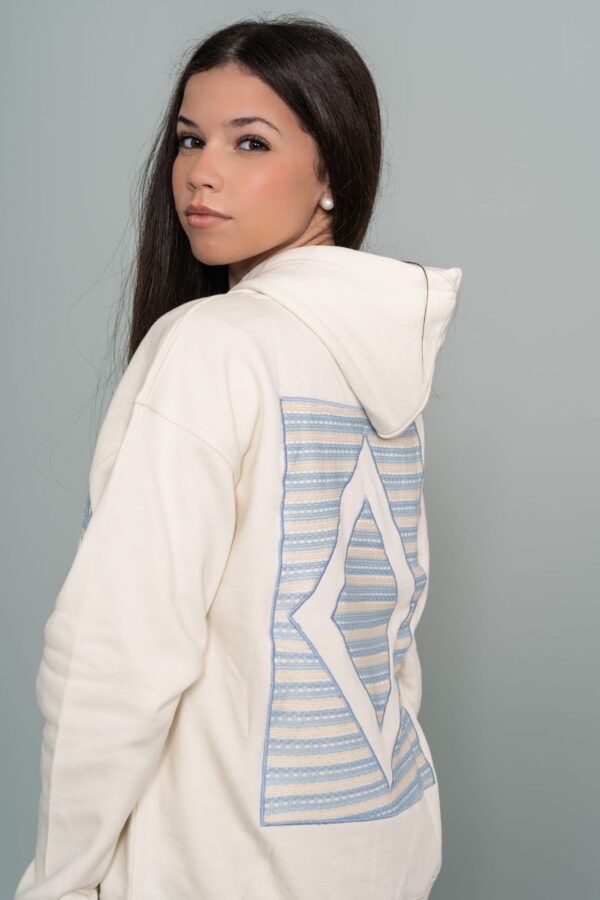 Sudadera beige ELE.O etnica desde 3 años hasta 12 años 222170301 - Imagen 5