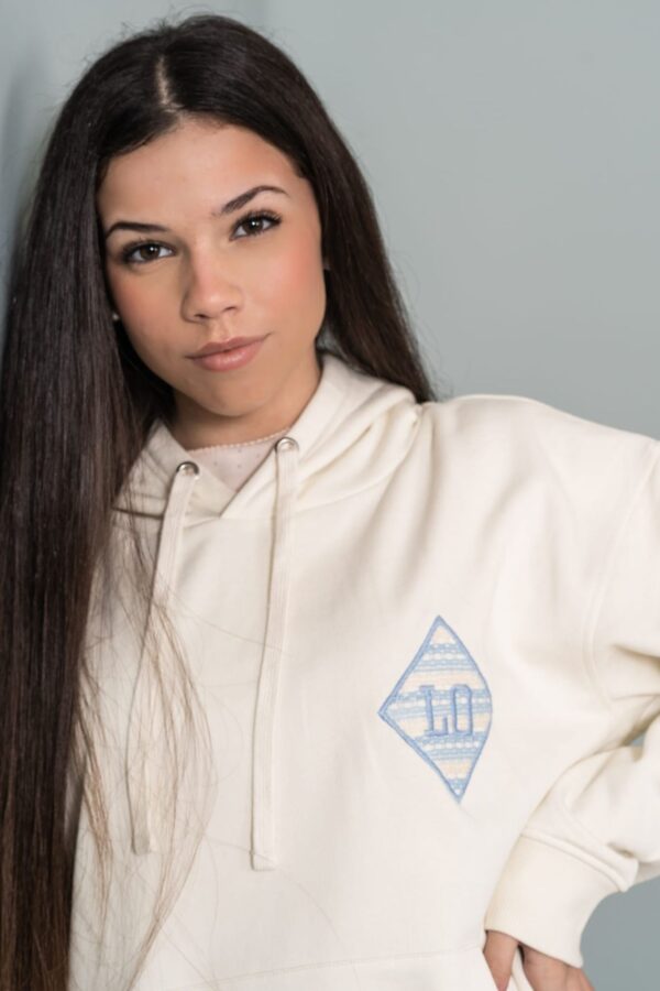 Sudadera beige ELE.O etnica desde 3 años hasta 12 años 222170301 - Imagen 7