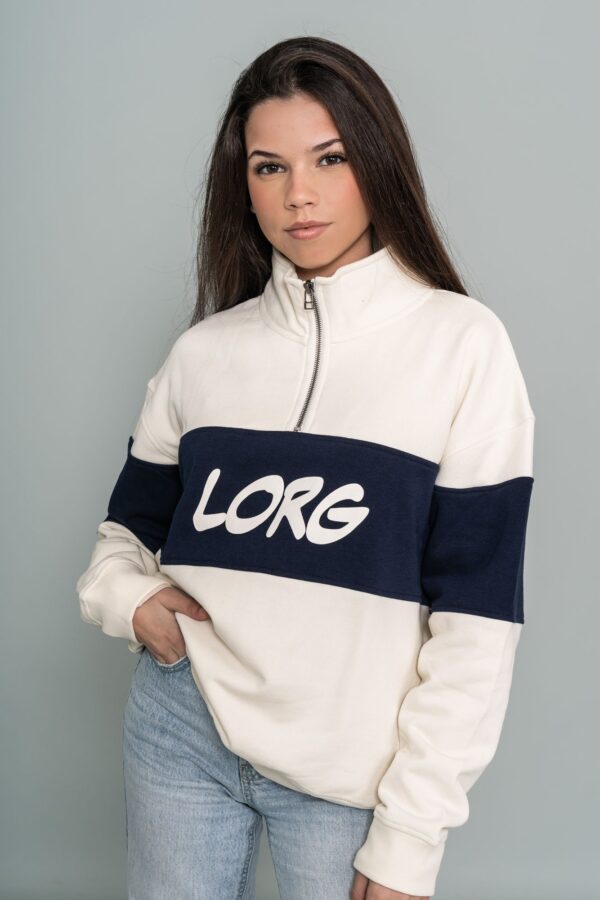 Sudadera Beige raya arino ELE.O desde 3 años hasta 12 años 222180401