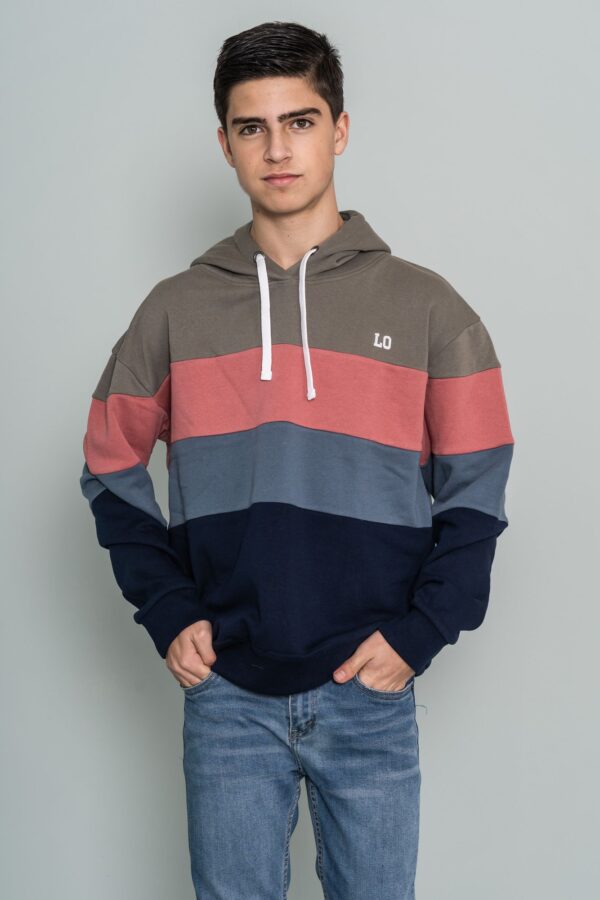 Sudaderas rayas horizontales ELE.O multicolor desde 3 años hasta 12 años 222173601 - Imagen 7