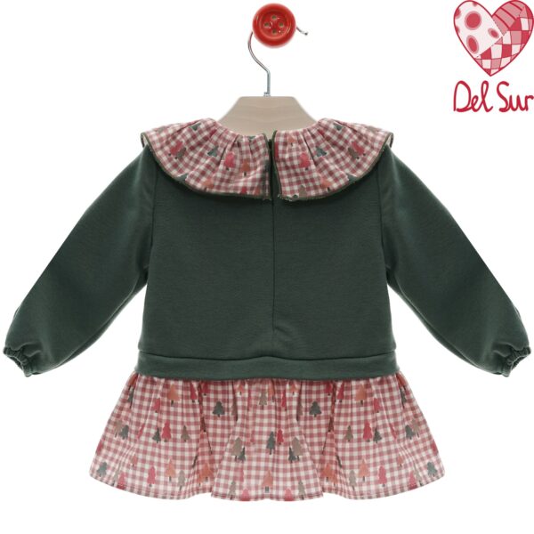 Vestido familia plumas desde 3 meses hasta 36 meses 5135inv25 - Imagen 2
