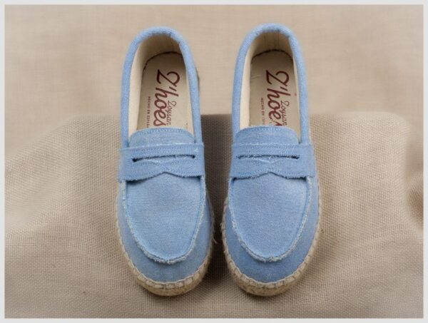 Mocasin niño azul desde el 32 hasta el 40