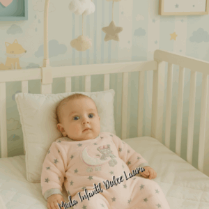 Pelele terciopelo rosa osito luna desde 3 meses hasta 24 meses KN13