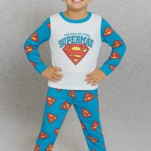 Pijama terciopelo superman desde 2 años hasta 10 años