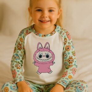 Pijama terciopelo labubu desde 2 años hasta 10 años