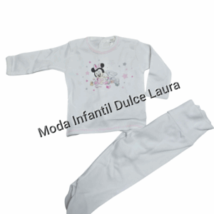 Conjunto camiseta polaina disney rosa talla recién nacido