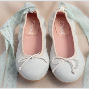 Manoletina velour verde desde número 30 hasta el 40