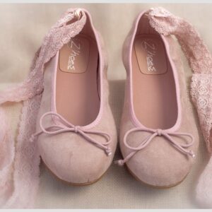 Manoletina velour Nude desde número 30 hasta el 40