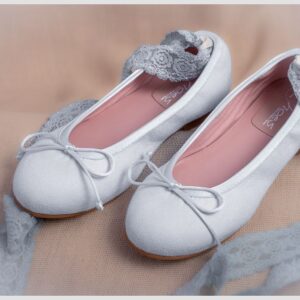 Manoletina velour azul desde número 30 hasta el 40