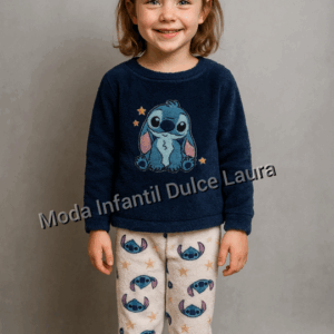 Pijama coralila Stitch desde 4 hasdta 10 años XH70556