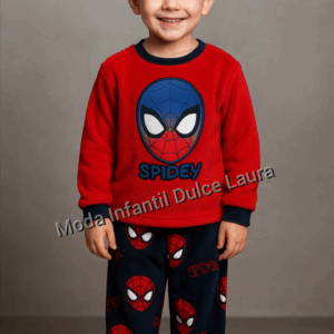 Pijama coralina Spiderman rojo desde 3 hasta 8 años XH20012