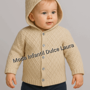 Rebeca arena gorro pompon desde  mes hasta 24 meses R9511