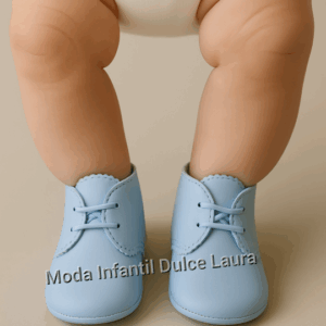Zapato bebé celeste desde 16 hasta 19 7036