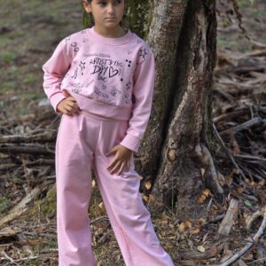 Conjunto sudadera pantalón rosa artist of the day desde 6 hasta 16 años