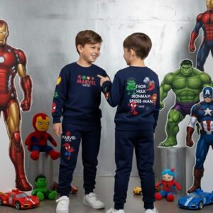 Conjunto sudadera pantalón chándal super héroes desde 3 hasta 8 años