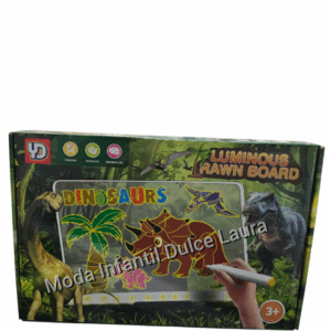 Pizarra led Dinosauiros