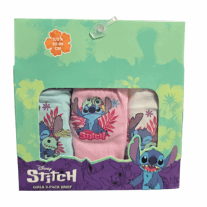 Pack 3 braguitas stitch desde 2 años hasta 8 años