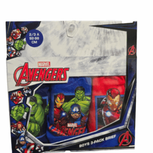 Pack 3 slip super heroes desde 2 años hasta 8 años