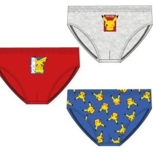 Pack 3 slip Pokémon desde 2 hasta 10 años