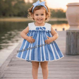 Jesusito rayas azules familia Alessandria desde 3 meses hasta 36 meses ver0081