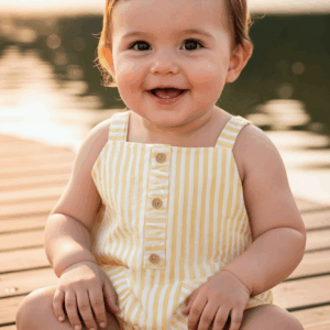 Pelele rayas amarillas familia Lucca ver0830 desde 3 m hasta 36 meses