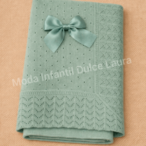 Toquilla hilo encajes lazo verde MT1001