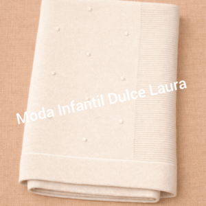 Toquilla hilo topitos beig MT1002