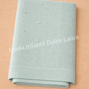 Toquilla hilo topitos verde MT1002