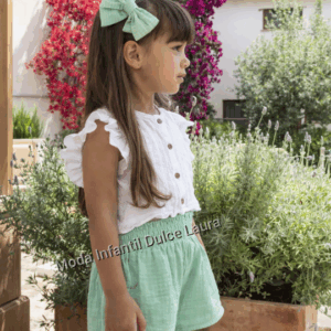 Camisa blanca bambula alborán desde 3 años hasta 10 años