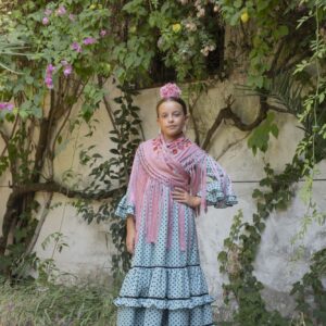 Vestido de flamenca modelo Petenera talla 8 años
