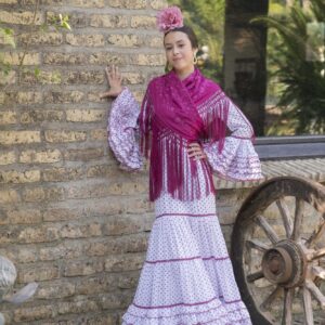 Vestido de flamenca modelo Tientos de seda desde 10 hasta 14 años