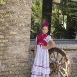 Vestido de flamenca modelo Taranta desde 2 hasta 6 años