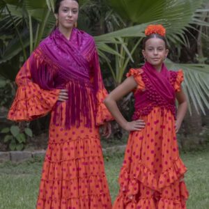 Vestido de flamenca modelo La Campanera desde 10 hasta 14 años
