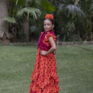 Vestido de flamenca modelo Pentecostés talla 8 años