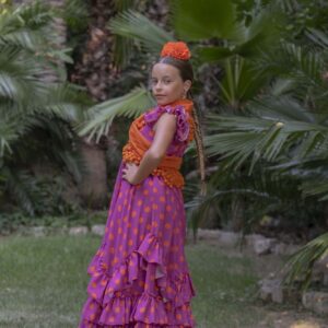Vestido de flamenca modelo Sombra desde 2 hasta 6 años