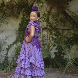 Vestido de flamenca modelo Canastera talla 8 años