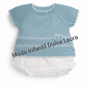 Conjunto hilo ranita bambula verde desde 0 hasta 24 meses C1108