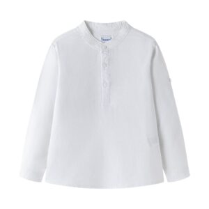 Camisa blanca manga larga ceremonia desde 3 hasta 9 años JBV96308