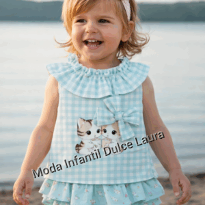 Conjunto ranit gatitos familia Módena desde 3 meses hasta 36 meses 1836ver26