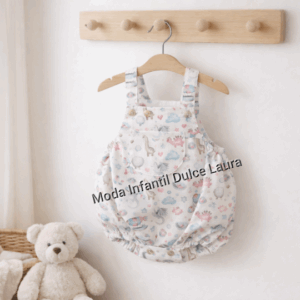 Pelele dinosaurios rosa desde 1 mes hasta 12 meses T1512