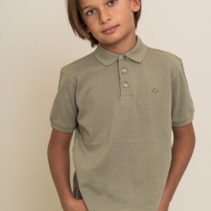 Polo verde militar manga corta Ele.o desde 2 hasta 12 años 241119701