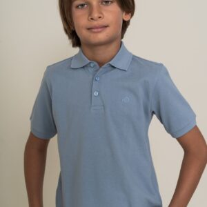 Polo celeste manga corta Ele.o desde 2 hasta 12 años 241110901